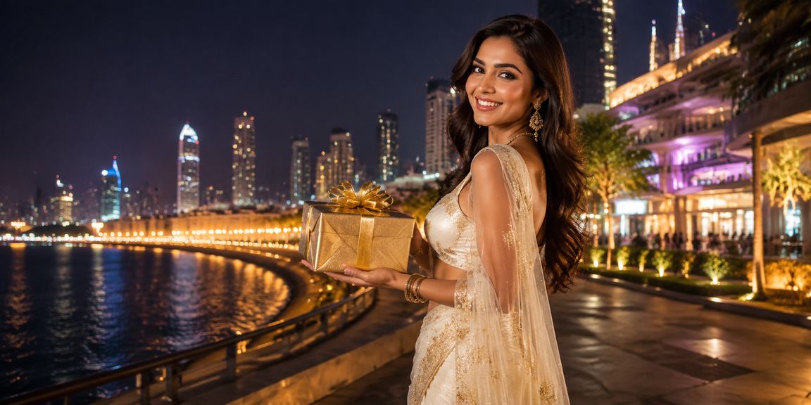 VIP member enjoying bonus offers at Mumbai Marine Drive